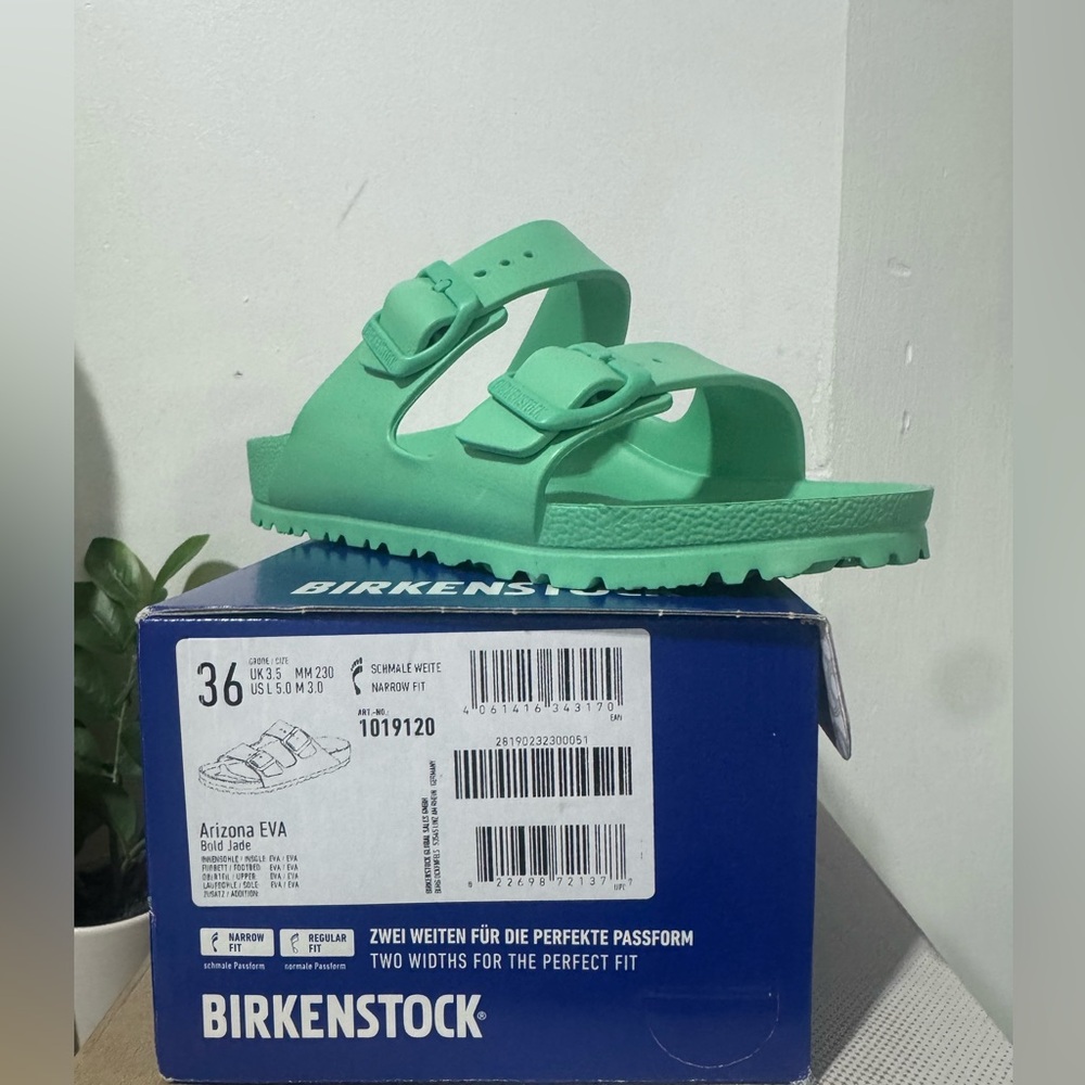 Birkenstock Arizona EVA Sandals in Bold Jade